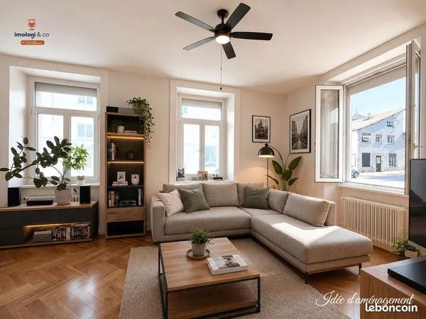 Appartement 2 pièces 44 m²
