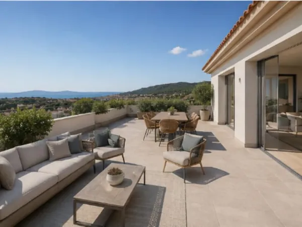 SAINTE-MAXIME  ROOFTOP VUE MER