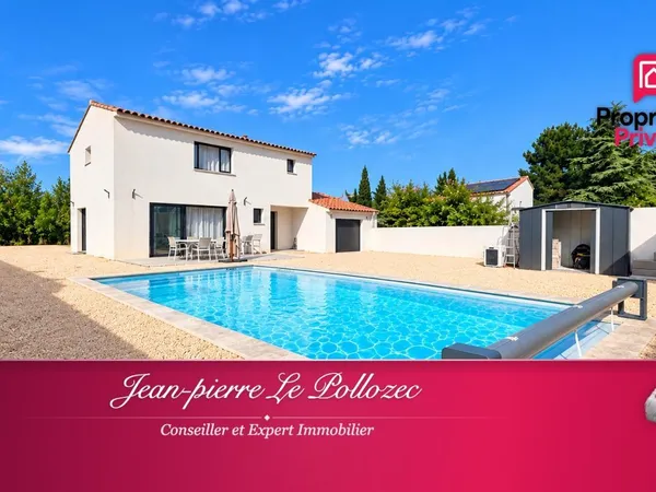 SAINT-MITRE-LES-REMPARTS MAISON CONTEMPORAINE DE 145 m² AVEC PISCINE