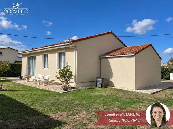 Bourg - Plain-pied non mitoyen 2 chambres avec garage sur 60