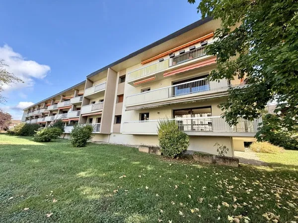 EXCLU T3 Ferney 93m2, terrasse et loggia, cave et parking