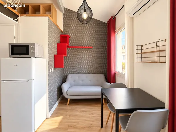Studio meublé avec mezzanine - Quartier du Cours Julien
