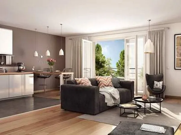 T3 de 65 m² avec TERRASSE AU DERNIER ETAGE