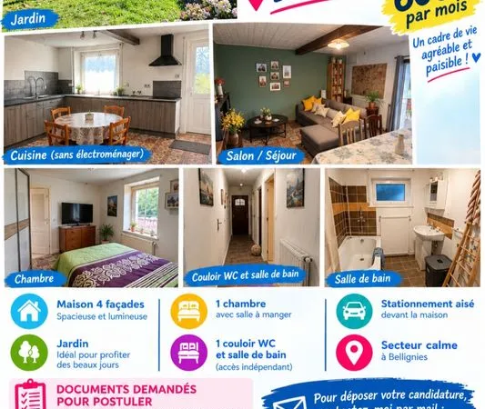 Maison à louer à bellignies