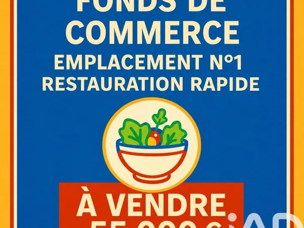 Fonds de commerce 50 m²