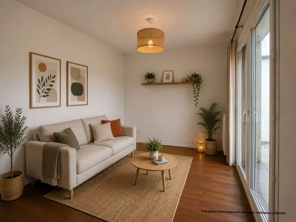 Appartement 2 pièces 37 m²