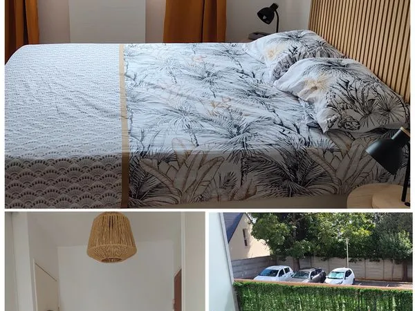 Appart 2 pièces 47 m² Rez-de-jardin - Balcon + Parking