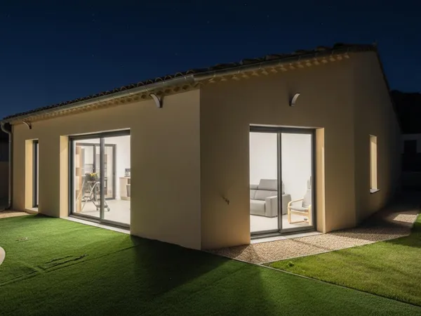 BOISSET et GAUJAC Confortable Villa de 101 M2, 3 Chambres tout confort avec piscine sur 620 M2 de te