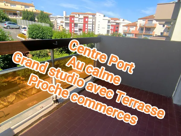 Studio parfait état + terrasse - Proche commerces