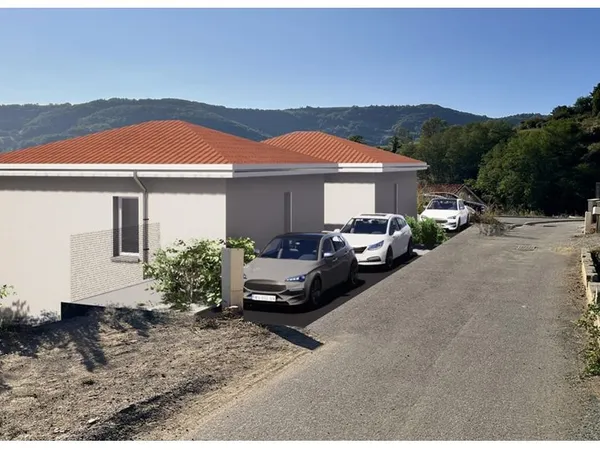 Maison neuve à vendre - 93 m² - jardin - terrasse - saint-romain-en-jarez