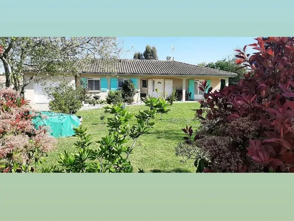 Maison 5 pièces située en hauteur à Beaupuy. Non inondable