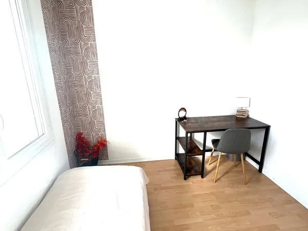 Chambre dans colocation étudiante