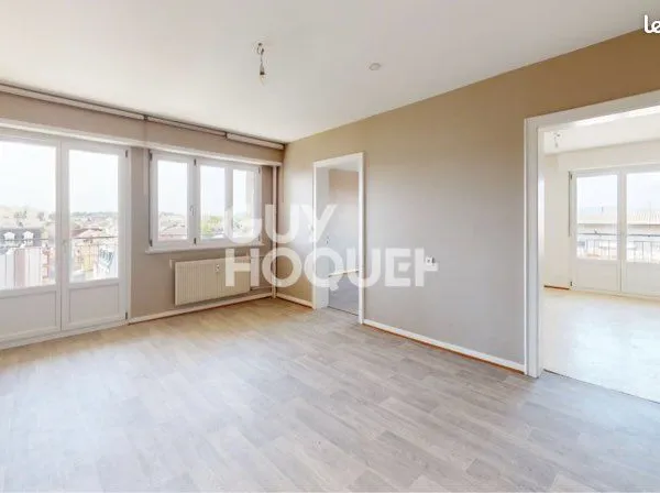 Appartement 4 pièces 76 m² - 3 chambres - balcon - parking - Mulhouse