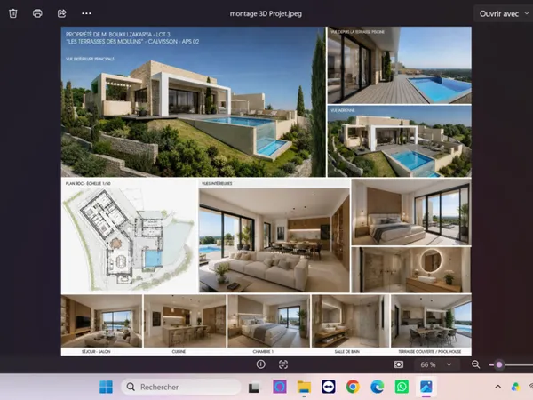 TRES BEAU PROJET DE VILLA DANS LE GARD