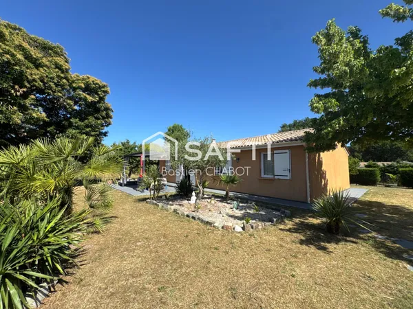 Maison 99 m², sur un terrain de 1880 m2