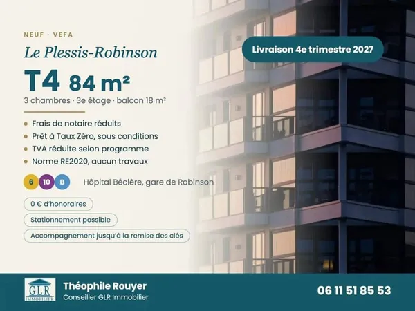 Appartement 4 pièces 84 m²