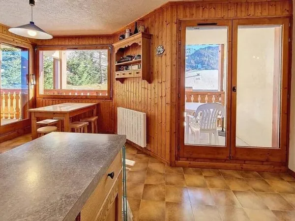 Appartement de deux chambres avec vue sur la montagne à Petit Châtel