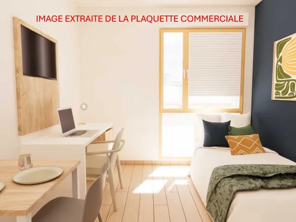 Studio 1 pièce 23 m²