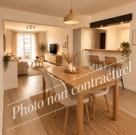 Appartement 3 pièces 58 m²