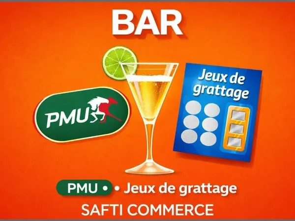 Fonds de commerce Bar - PMU - Jeux de grattage