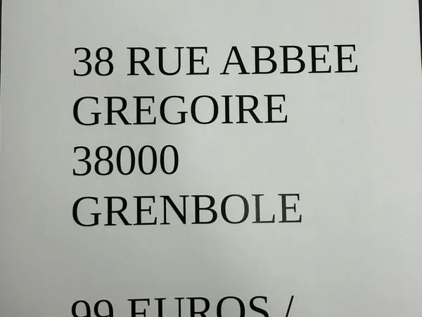 Parking/box 15 m² Grenoble