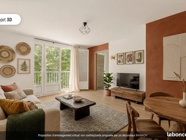 Appartement 4 pièces 66 m²