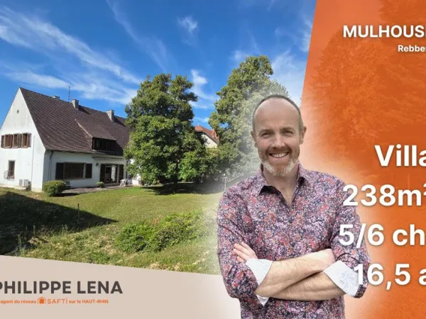 Grande Maison à rénover, terrain de 16,5 ares.