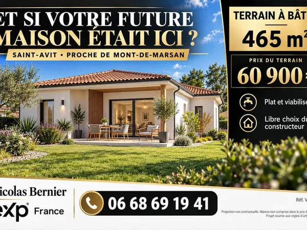 Votre projet commence ici : Votre terrain aux portes de Mont-de-