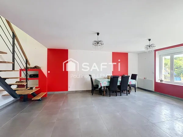 4 chambres - 40 m² de pièce de vie - Aucun travaux
