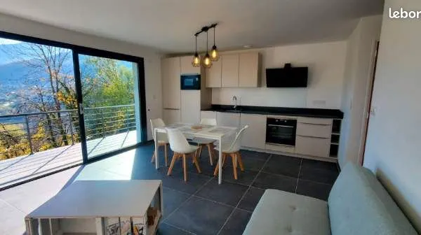 Location Magnifique T2 meublé de 43 m² plus 12 m² de balcon vue sur les montagnes