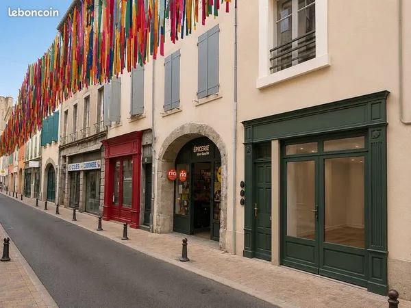 Local commercial 32 m² entièrement rénové - Centre de Carcassonne