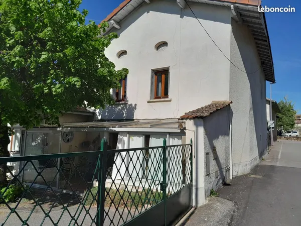 Vente petite maison mitoyenne à Mours st Eusèbe avec beau terrain