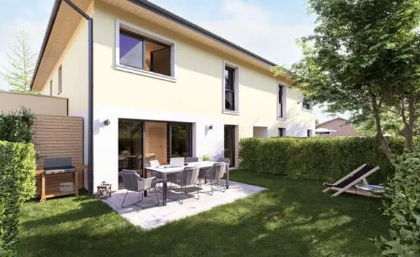 Gilly-sur-Isère quartier pavillonnaire proche commodités