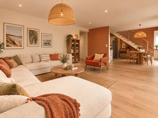 Au Bono, une maison contemporaine avec logement indépendant et jardin fruitier