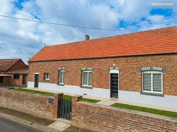 Exclusivité. Plain-pied évolutif + dépendances- Campagne d'Arras- jardin et garage