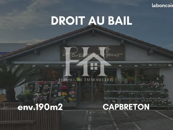 Local commercial 190 m² Capbreton