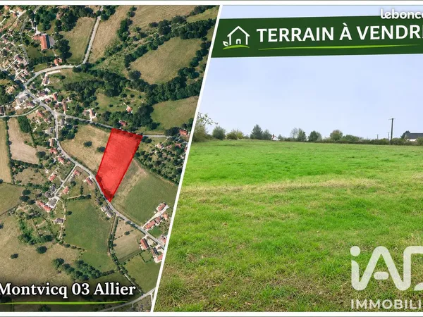 Terrain 9851 m² Montvicq