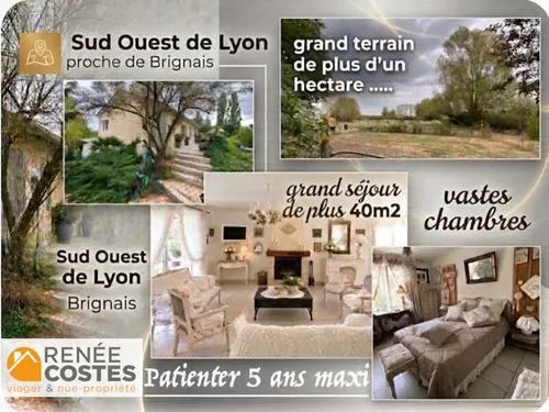 Vente en nue propriété - F66-H81 ans - BRIGNAIS (69530)