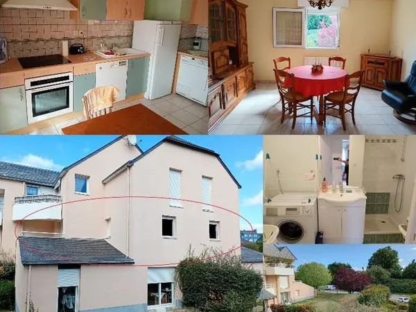 Appartement T3 avec terrasse cave et parking