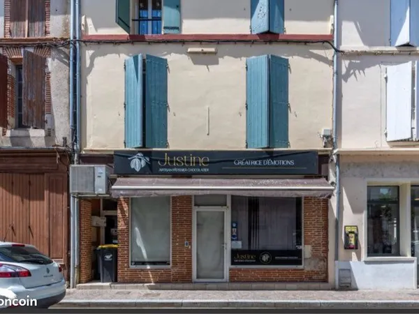 MAISON DE VILLE 234 m² AVEC LOCAL PROFESSIONNEL - HABITATION + ACTIVITÉ - VALENCE-D'AGEN