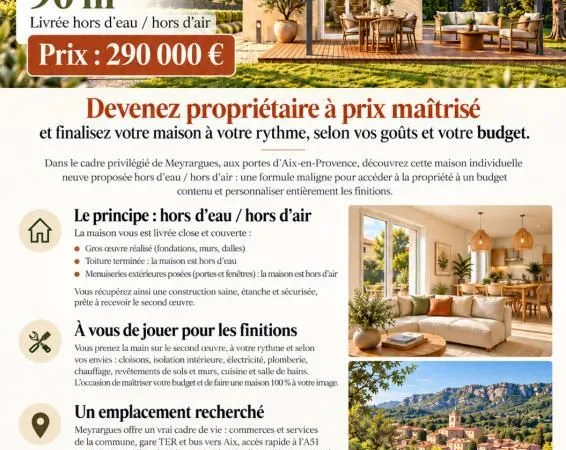 Maison 90 m² Meyrargues