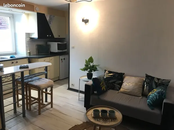 F2 Meublé centre ville Audincourt, proche Montbéliard