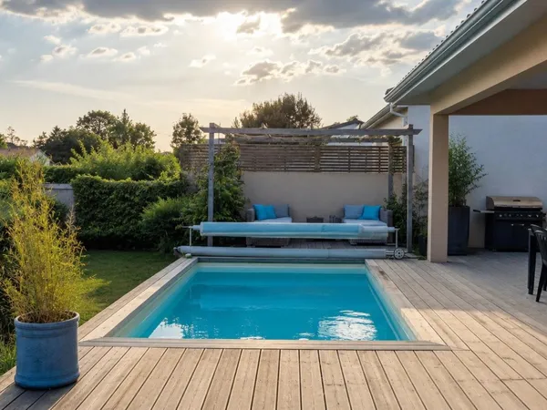 Maison contemporaine, basse consommation, au calme