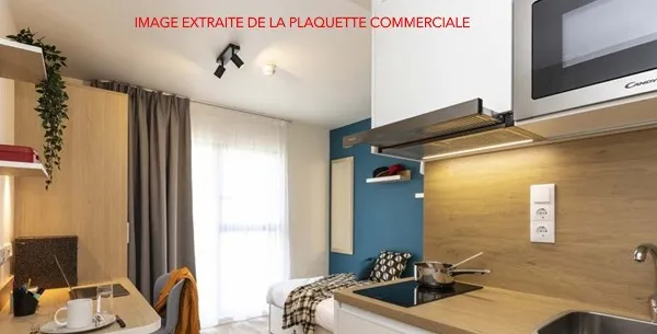 Studio 1 pièce 24 m²