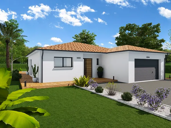 Terrain + maison à vendre à CADALEN