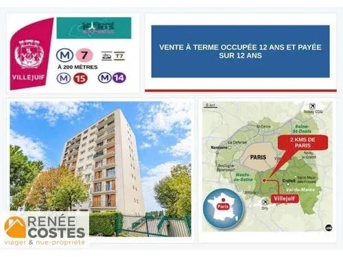 Viager 2 pièces 46 m²