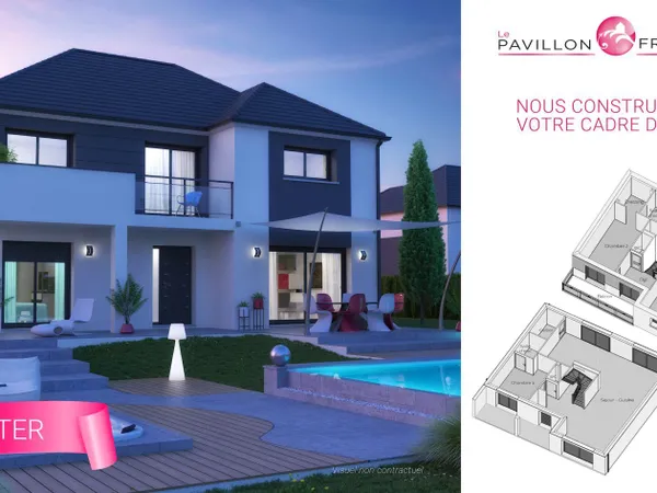Terrain + maison 140 m²