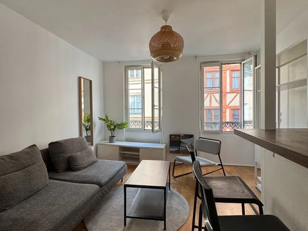 Appartement 2 pièces meublé 27m2 Rouen Hypercentre