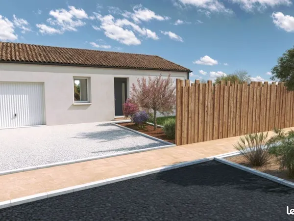 Projet de construction d'une maison 66.42 m² avec terrain à BEAUFOU (85)