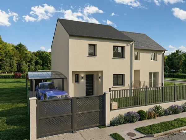 Terrain + maison 87 m²